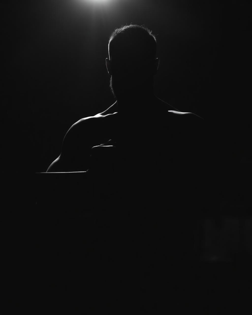 Silhouette of personal trainer Dave Moreno